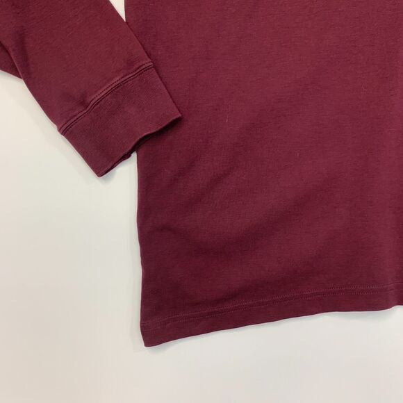 Daniel Cremieux Mock Neck Sweater Mens XL Extra Large Raisin Cotton Lightweight - Picture 6 of 12